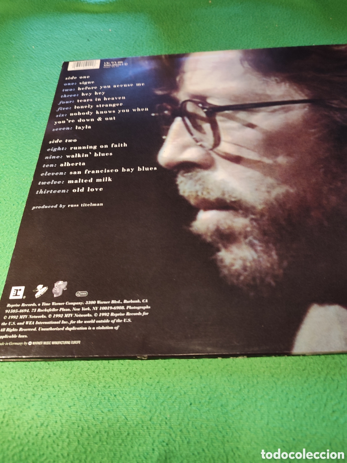 Discos de vinilo: Eric Clapton - Unplugged - Foto 4