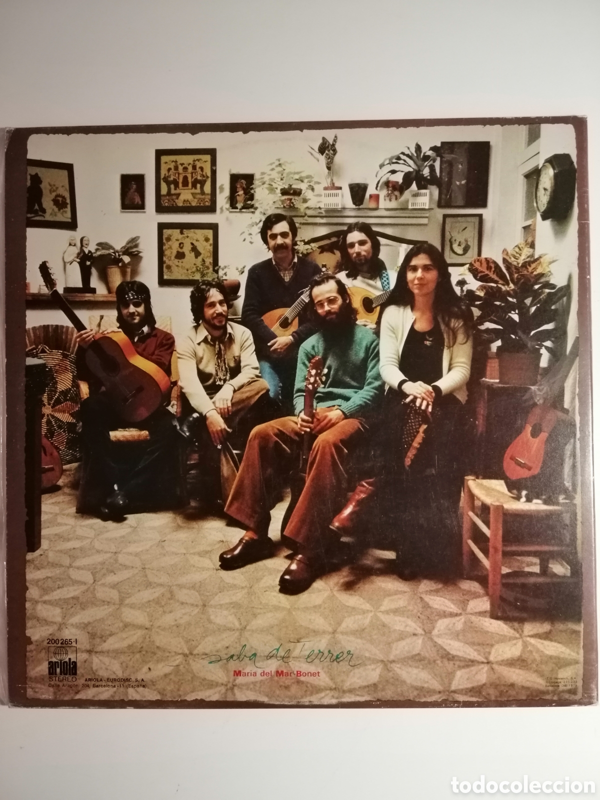 Discos de vinilo: Saba de terrer vinilo maria del mar bonet - Foto 2