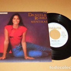 Discos de vinilo: DANIELA ROMO - MENTIRAS - SINGLE - 1983 - HIT DE DEBUT