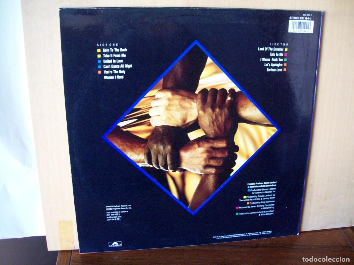 Discos de vinilo: COMMODORES - UNITED - LP 1986 - Foto 2