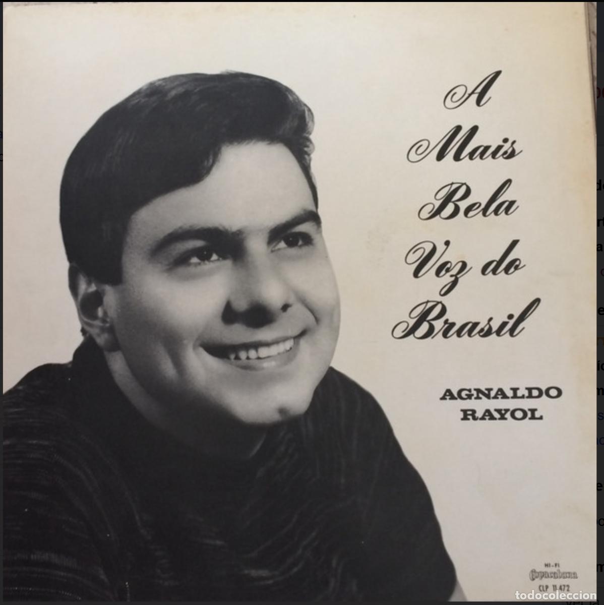 Discos de vinilo: LP Agnaldo Rayol &lrm;&ndash; A Mais Bela Voz Do Brasil INCLUYE POSTER 1965