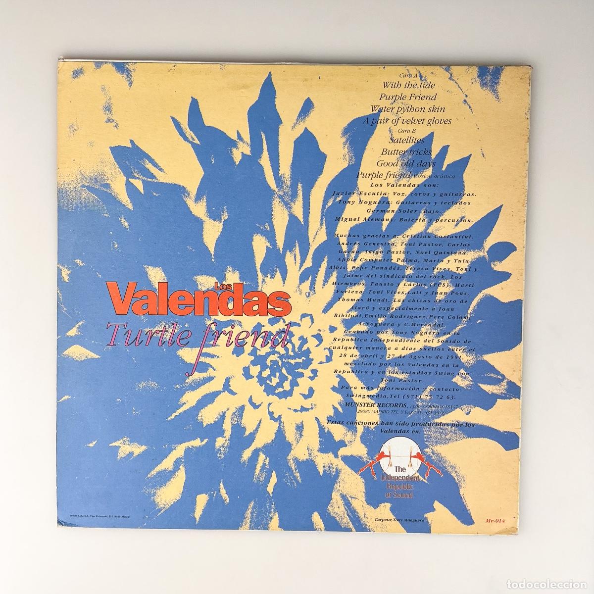 Discos de vinilo: LP. Los Valendas. Turtle Friend (VG+/VG+) - Foto 2