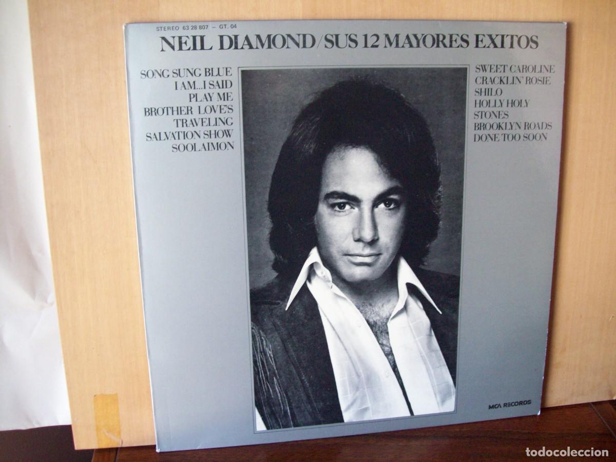 Discos de vinilo: NEIL DIAMOND - SUS 12 MAYORES EXITOS - LP 1977 - Foto 1
