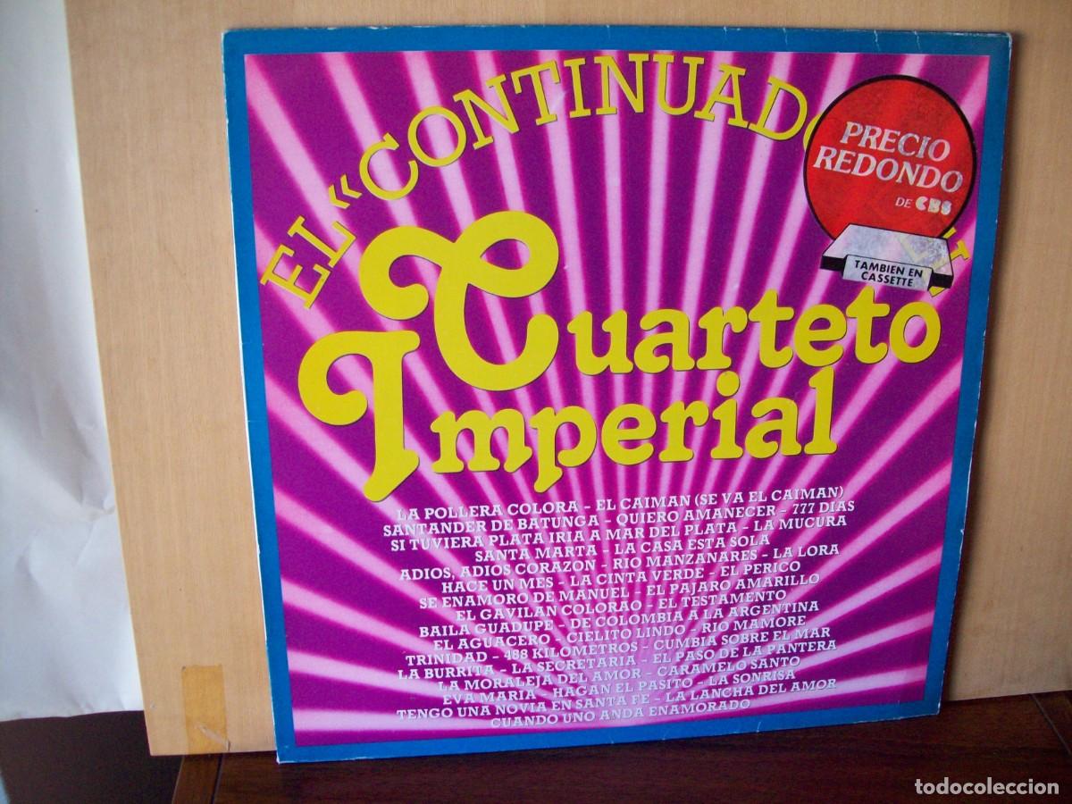 Discos de vinilo: CUARTETO IMPERIAL - EL CONTINUADO - LP 1980 - Foto 1