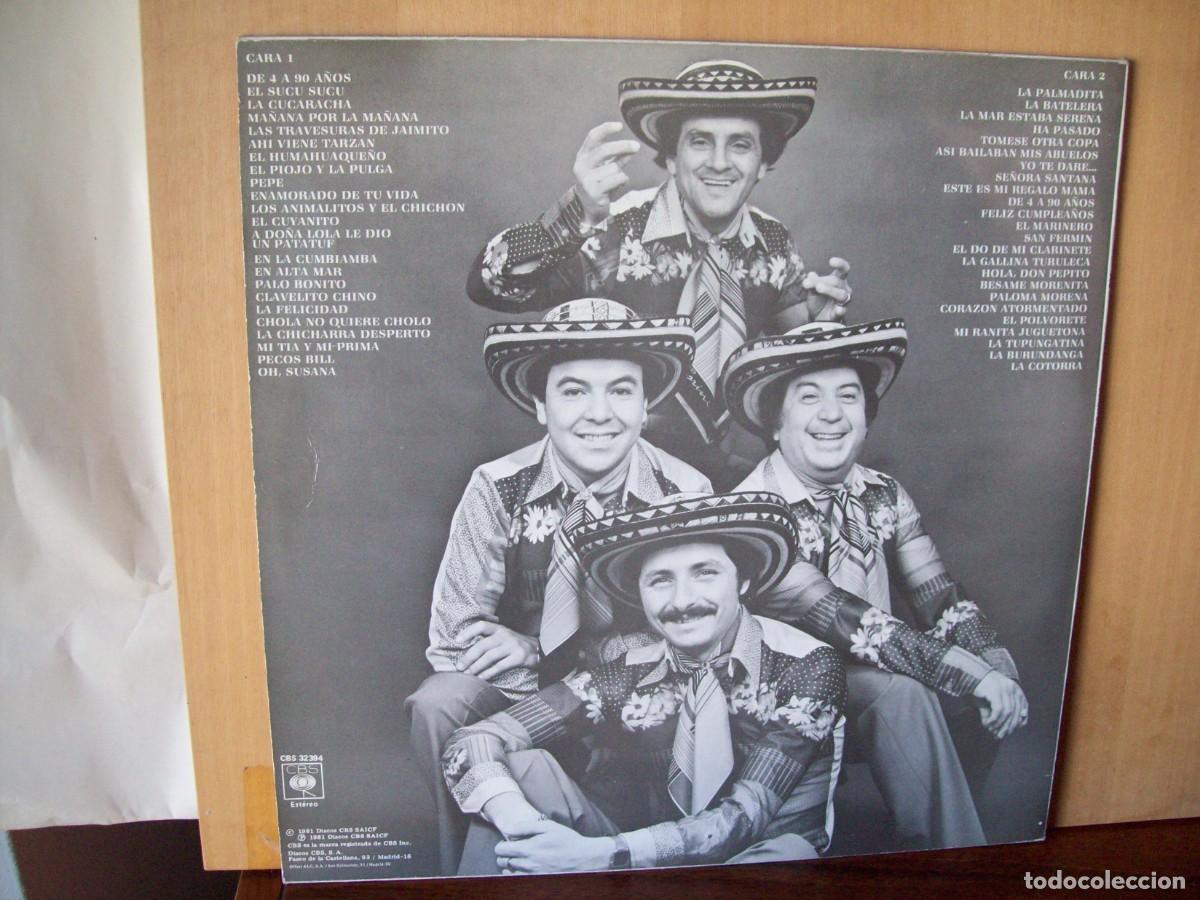 Discos de vinilo: CUARTETO IMPERIAL - DE 4 A 90 A&Ntilde;OS - LP 1981 - Foto 2