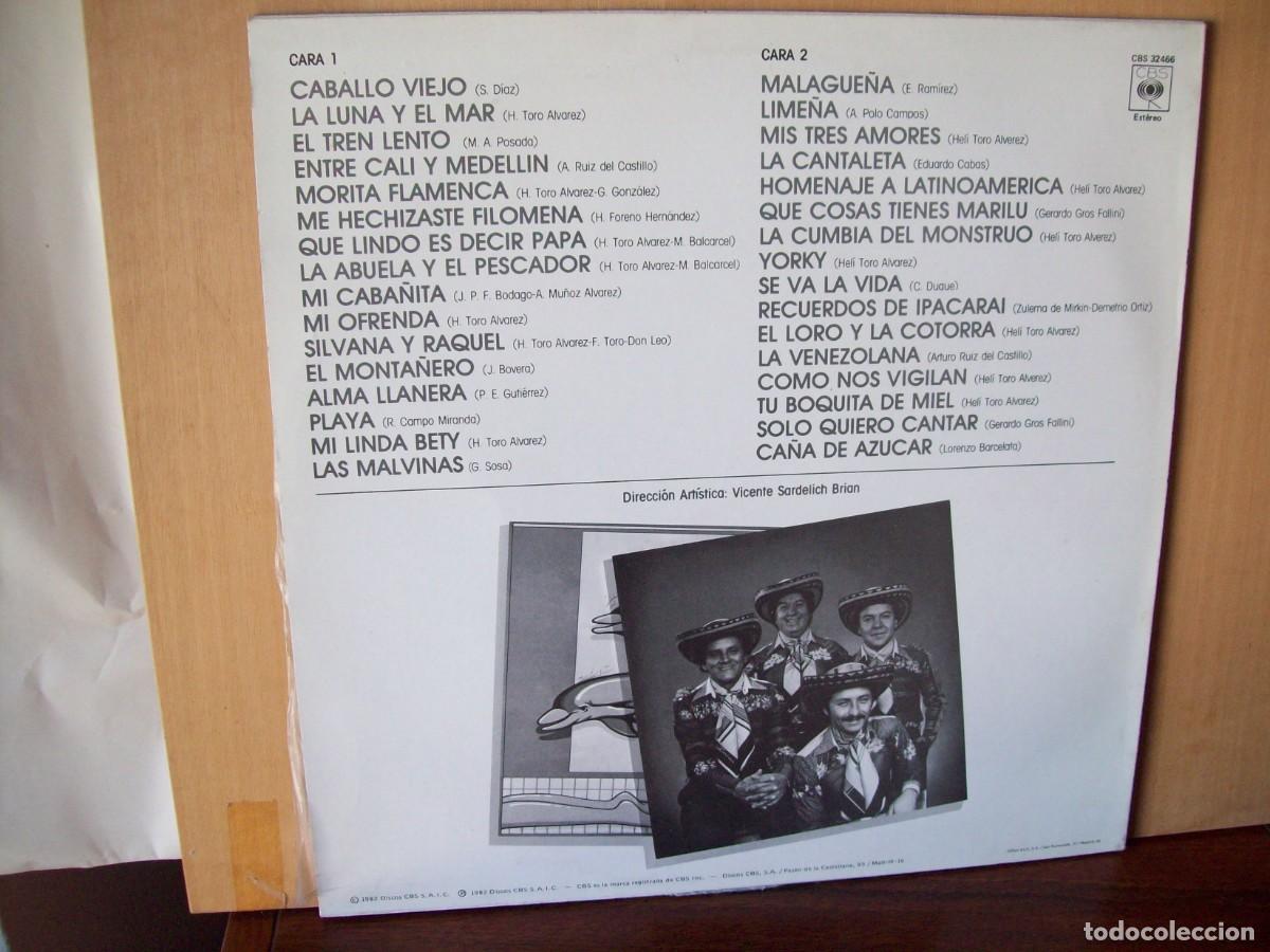 Discos de vinilo: CUARTETO IMPERIAL - FIESTA - LP 1982 - Foto 2