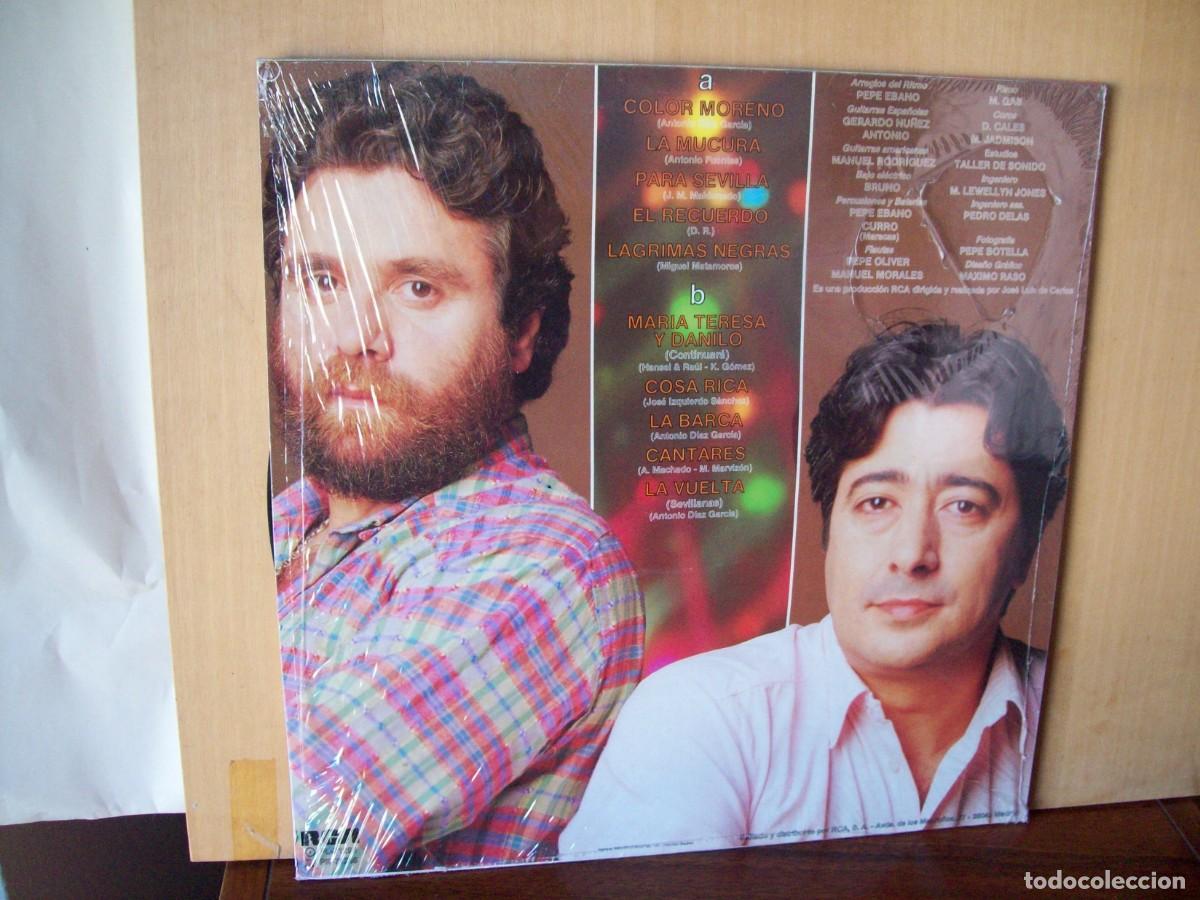 Discos de vinilo: CURRO Y ANTONIO - COLOR MORENO - LP - Foto 2