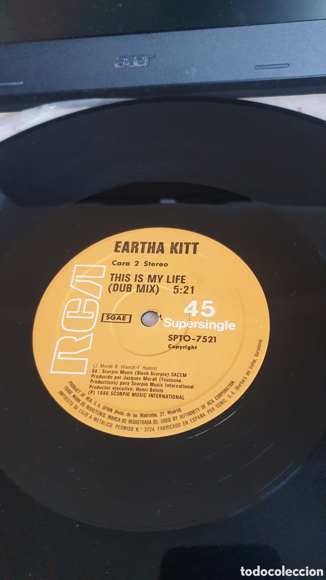 Discos de vinilo: Eartha Kitt - This is my life - Foto 3