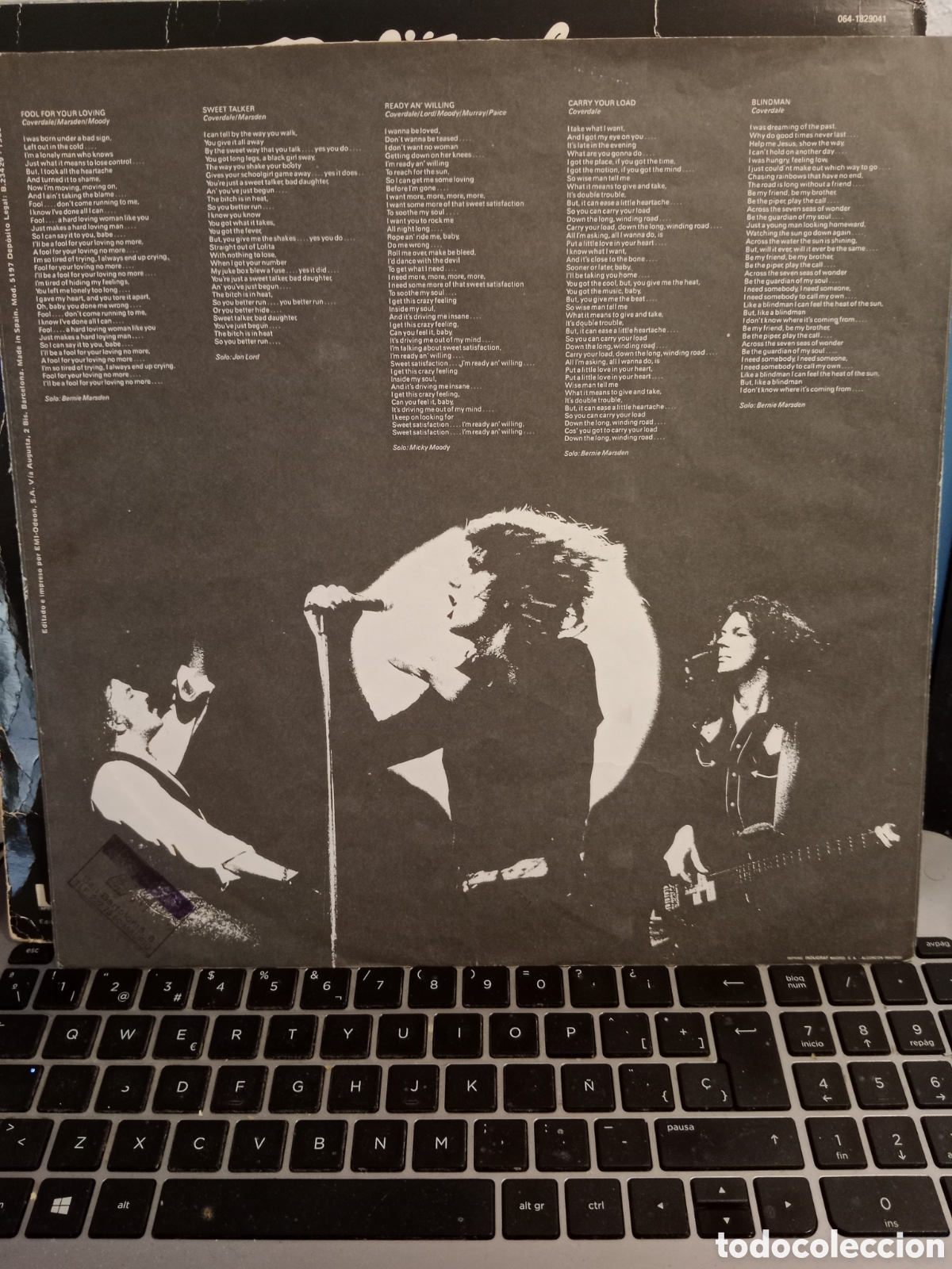 Discos de vinilo: Whitesnake - Ready n willin (Espa&ntilde;a 80s) - Foto 5