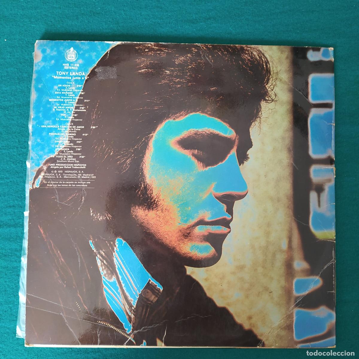 Discos de vinilo: TONY LANDA &ndash; MOMENTOS JUNTO A TI - Foto 2