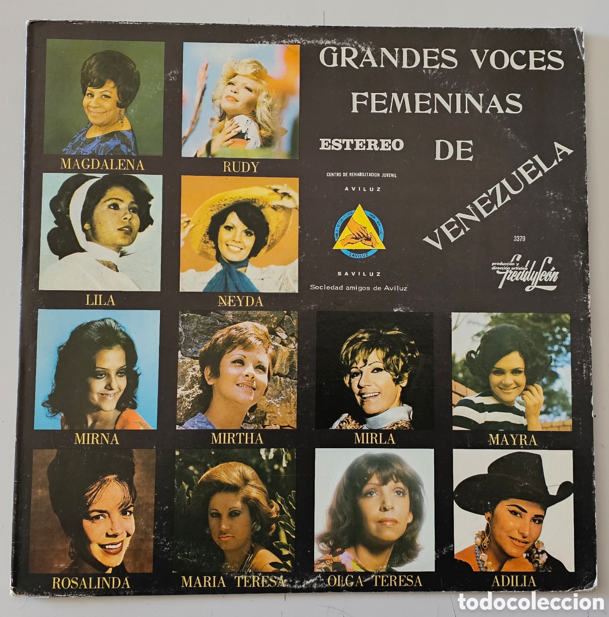Vinyl records: LP GRANDES VOCES FEMENINAS DE VENEZUELA (Venezuela - Saviluz - 1977) Sello Cristiano Antidrogas