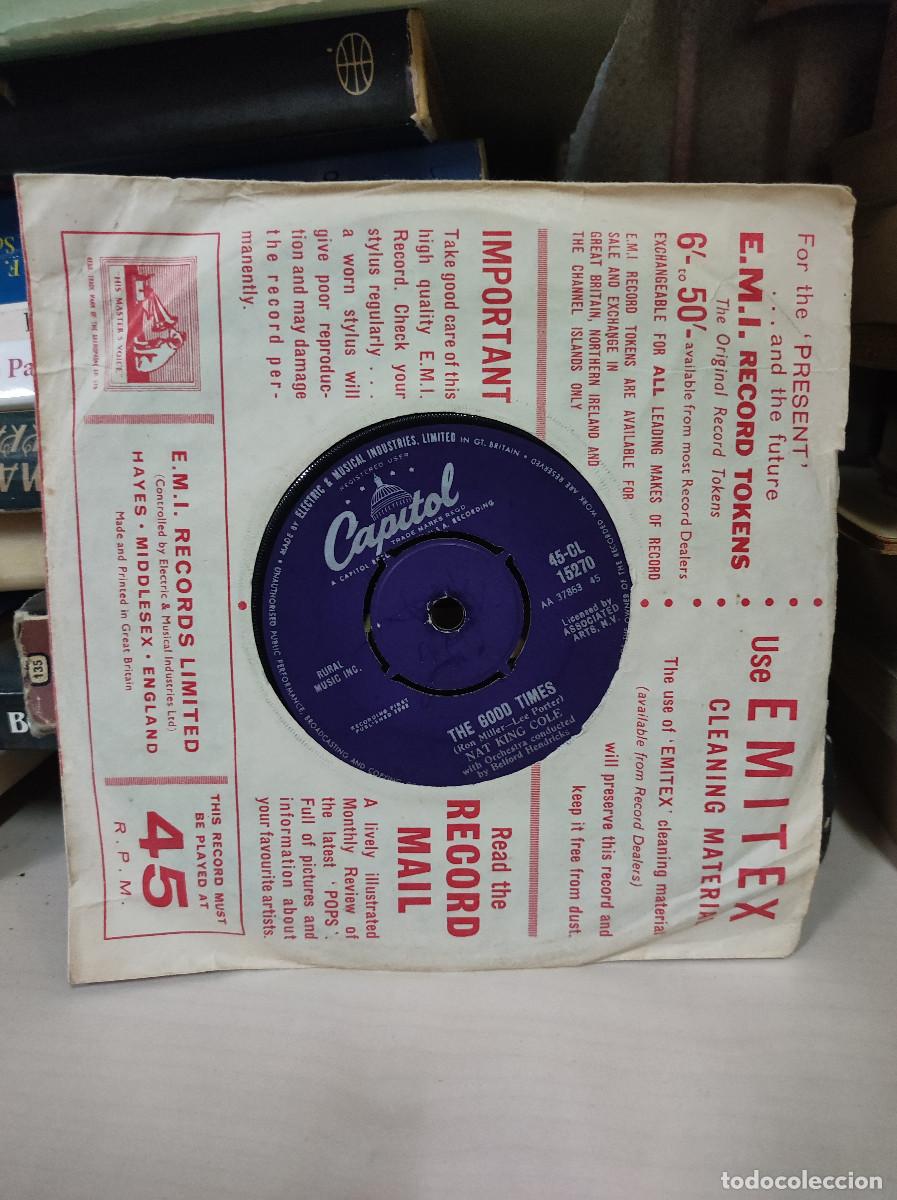 Discos de vinilo: Nat King Cole &ndash; Ramblin Rose - Foto 2