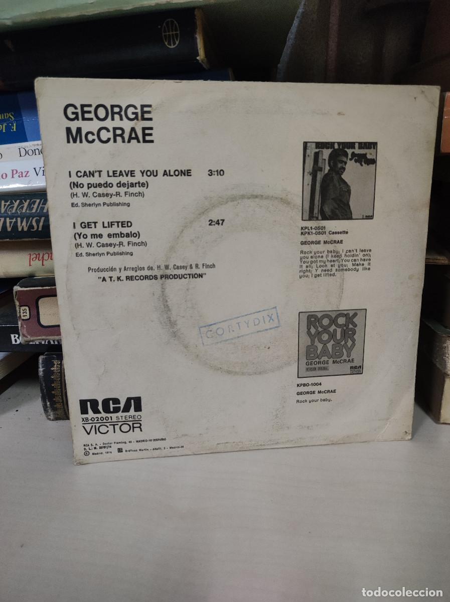 Discos de vinilo: George Mc Crae &ndash; I Cant Leave You Alone - Foto 2