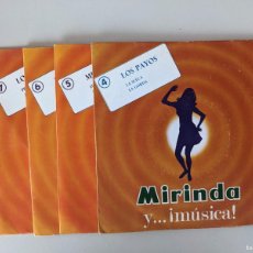 Discos de vinilo: S10 MIRINDA Y ¡MUSICA! - LOTE 4 VINILOS SINGLE PAYOS, MIGUEL RIOS, ANGELES, PASOS
