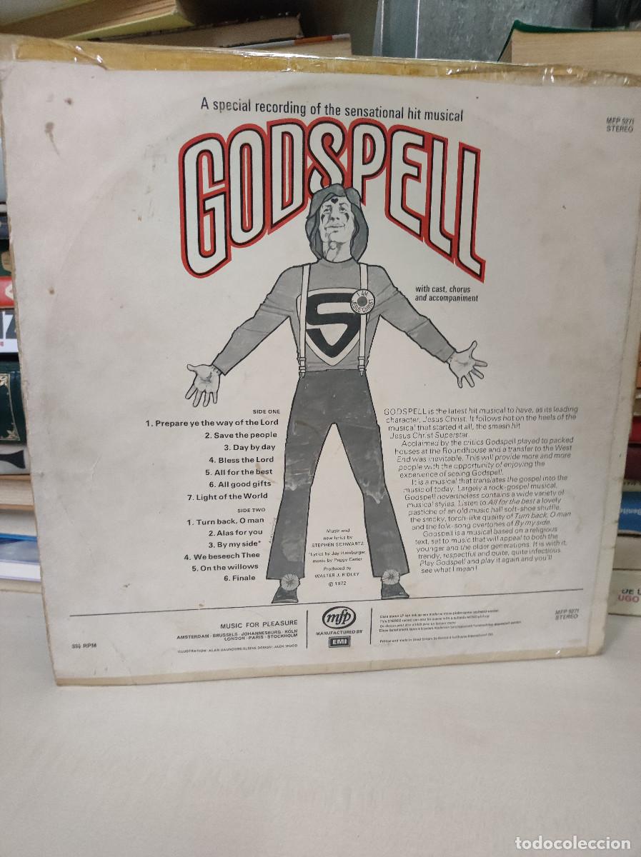 Discos de vinilo: &rdquo;Godspell&rdquo; Cast, Chorus And Accompaniment &ndash; Godspell - Foto 2