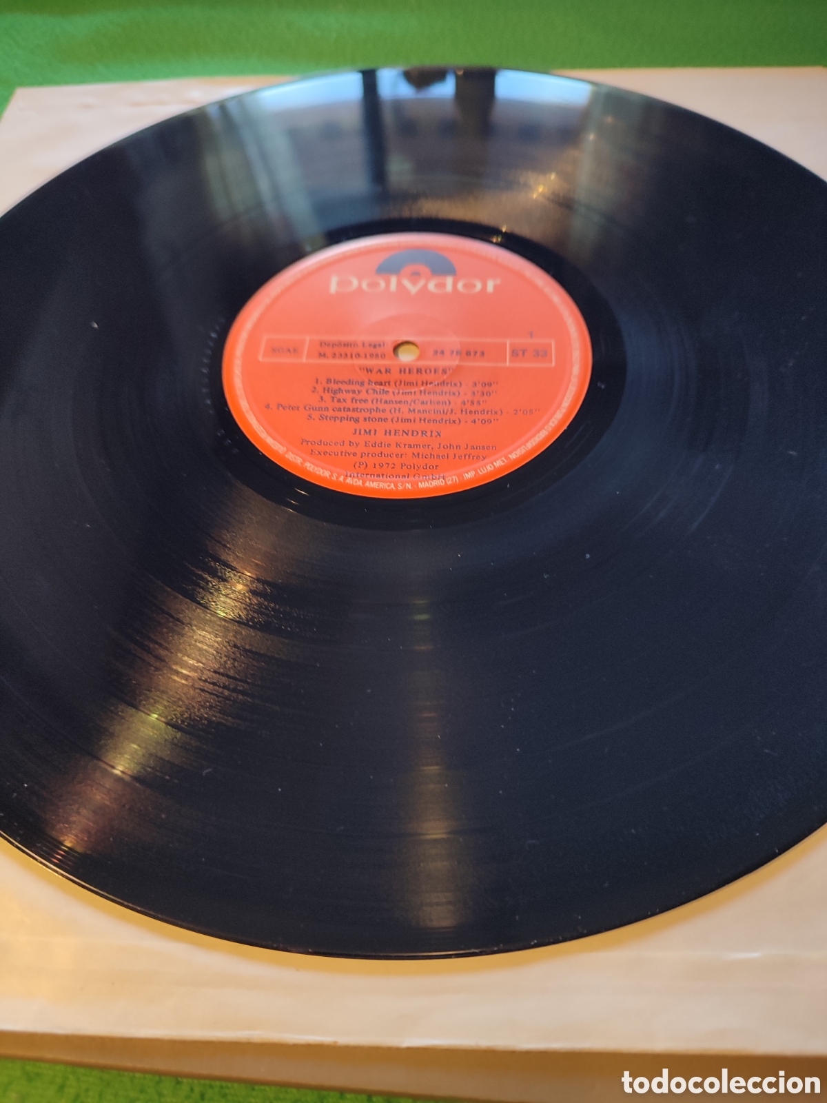 Discos de vinilo: Jimi Hendrix - War H&eacute;roes - Foto 3