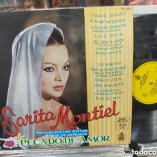 Discos de vinilo: SARITA MONTIEL LP PECADO DE AMOR B.S.O. 1985