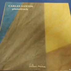 Discos de vinilo: CARLES SANTOS - PIANOTRACK (LP, ALBUM)