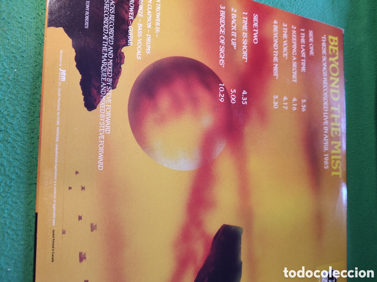 Discos de vinilo: Robin Trower - Beyond the mist - Foto 2