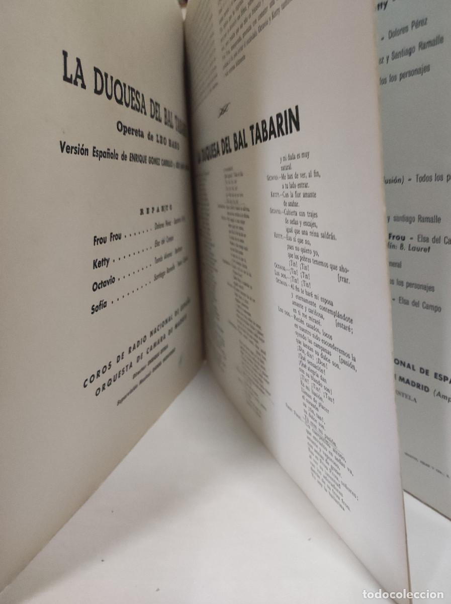 Discos de vinilo: LA DUQUESA DEL BAL TABARIN DOLORES PEREZ - Foto 3
