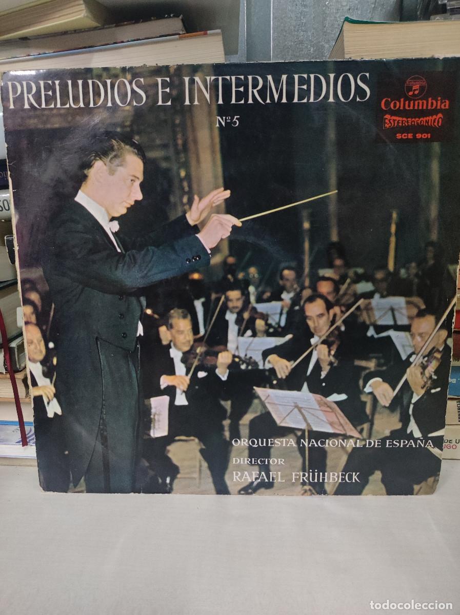 Discos de vinilo: PRELUDIOS E INTERMEDIOS N5 RAFAEL FRUHBECK - Foto 1