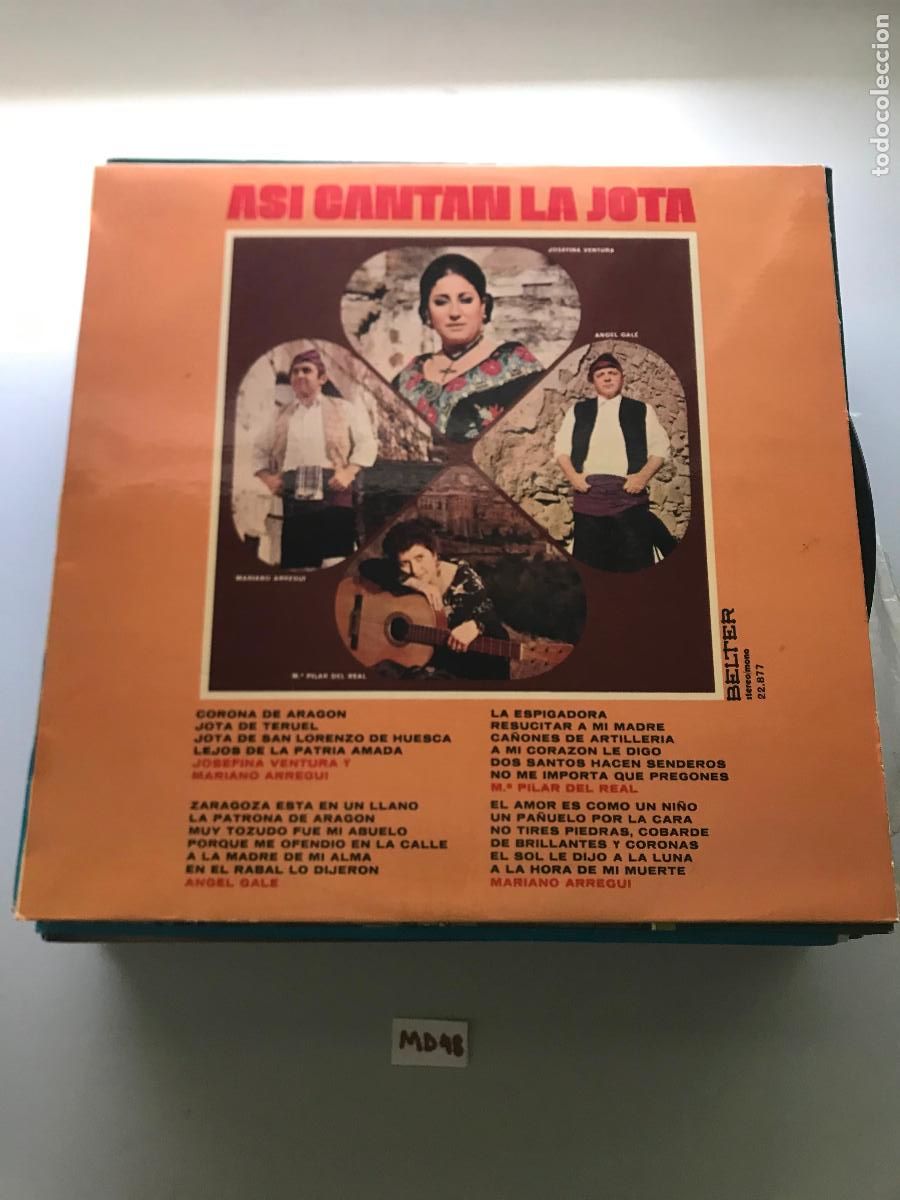 Discos de vinilo: As&iacute; cantan la Jota - Foto 1