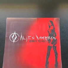 Discos de vinilo: ALIEN VAMPIRES KINKY TO HELL DISCO DE VINILO ROJO LP EBM TECHNO ELECTRO