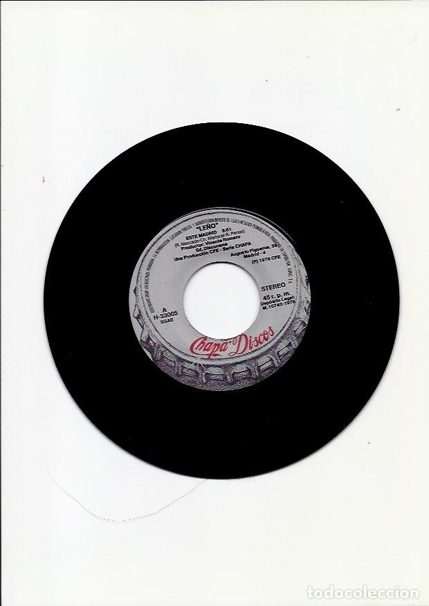 Discos de vinilo: LE&Ntilde;O. Este Madrid. Aprendiendo a escuchar. (vinilo single 1978) - Foto 3