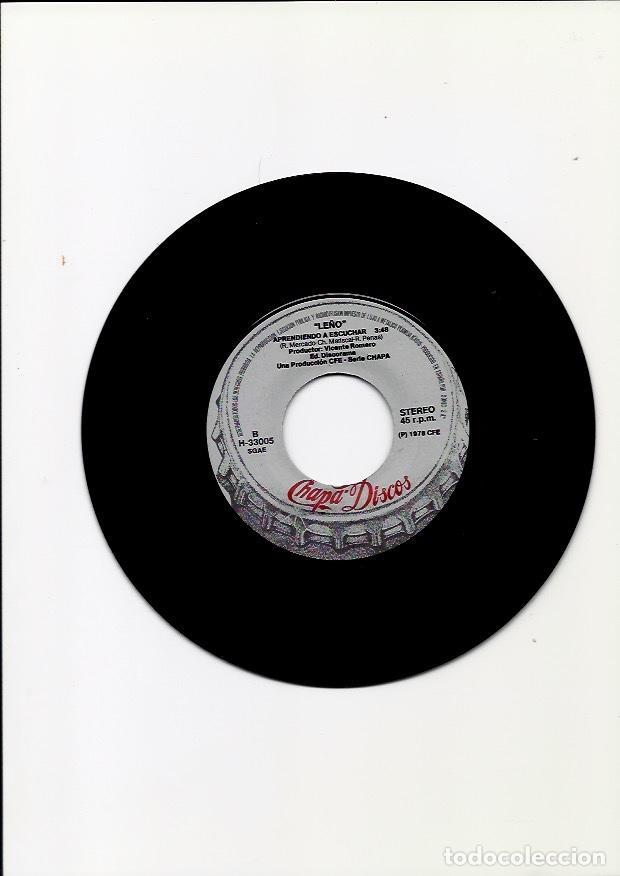 Discos de vinilo: LE&Ntilde;O. Este Madrid. Aprendiendo a escuchar. (vinilo single 1978) - Foto 4