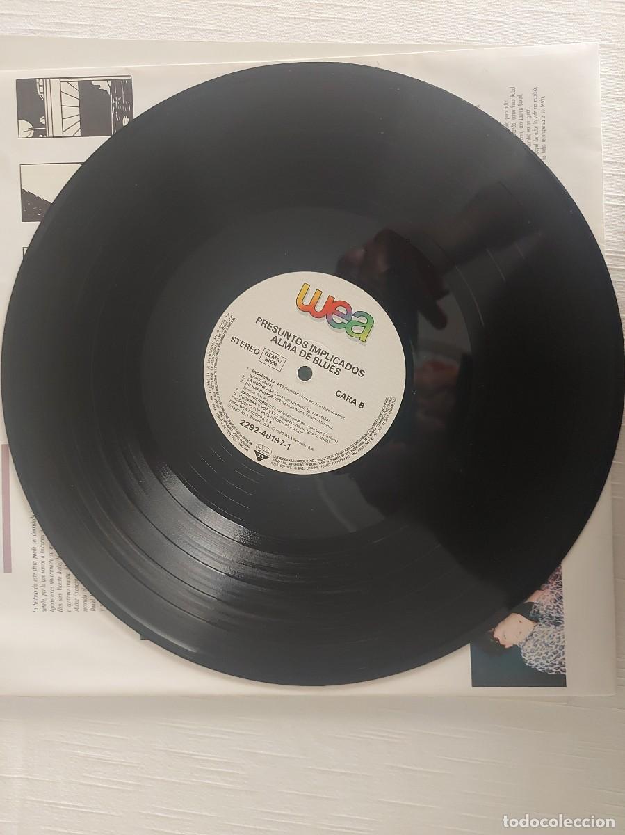 Discos de vinilo: LP Presuntos implicados. Alma de Blues - Foto 3