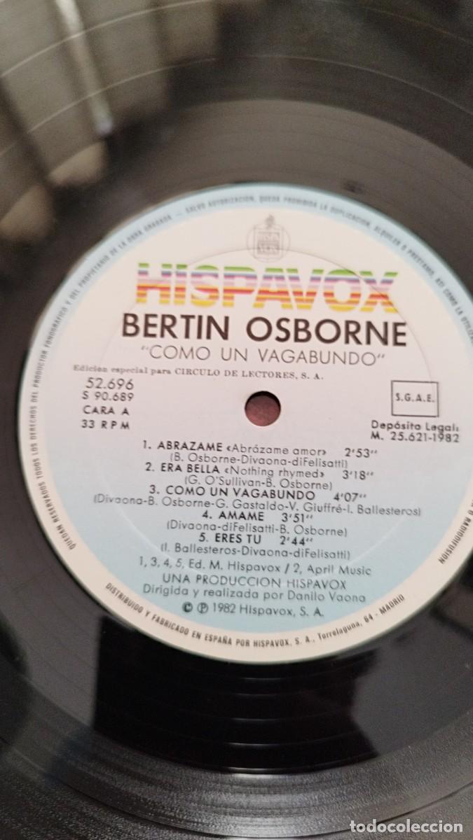 Discos de vinilo: Bert&iacute;n Osborne &ndash; Como Un Vagabundo.Vinilo Lp - Foto 2