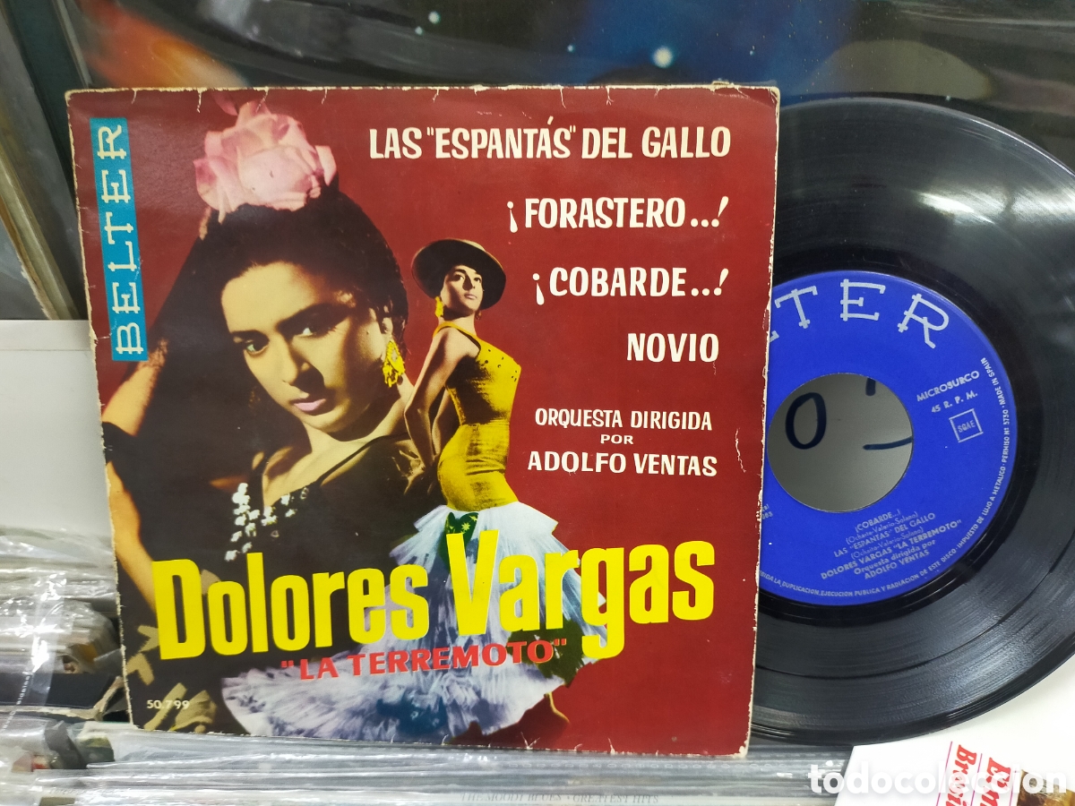 Discos de vinilo: Dolores vargas ep cobarde + 3 1963 - Foto 1