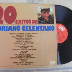 Discos de vinilo: ADRIANO CELENTANO 20 EXISTOS -LP 1975 -BUEN ESTADO
