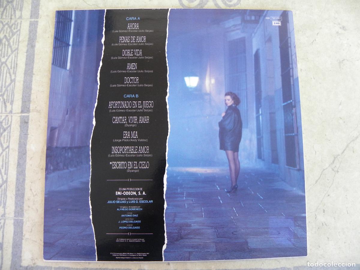 Discos de vinilo: DYANGO -CAE LA NOCHE -LP 1988 - Foto 2