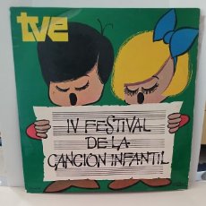 Discos de vinilo: IV FESTIVAL DE LA CANCIÓN INFANTIL - TVE - PAOBA.VINILO LP