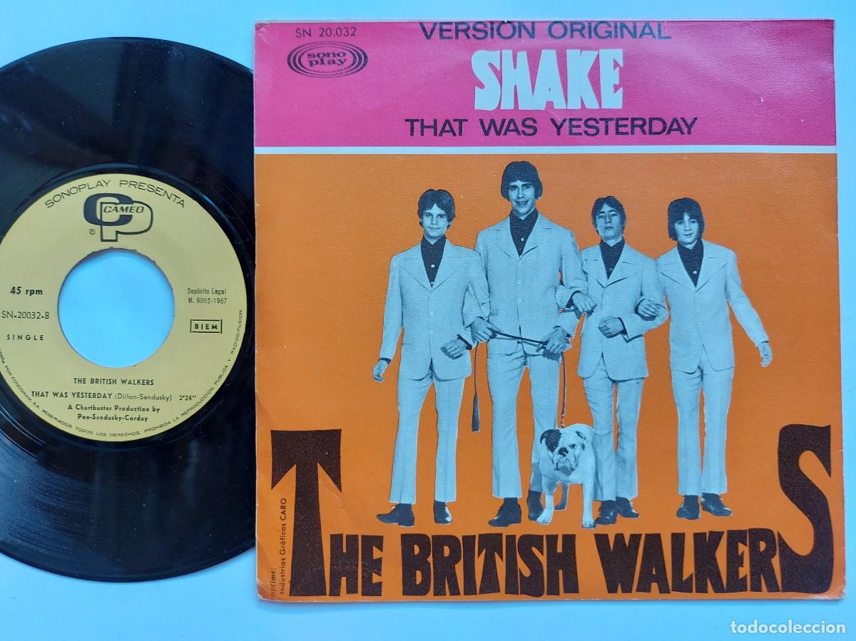 Discos de vinilo: BRITISH WALKERS - 45 Spain - PROMO * MINT * SHAKE - Foto 2