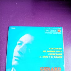 Discos de vinilo: GERARD VINCENT - COLORADO / L'ENFANT ET LE GITAN +2 EP RCA 1963 - CHANSON POP FRANCIA 60'S