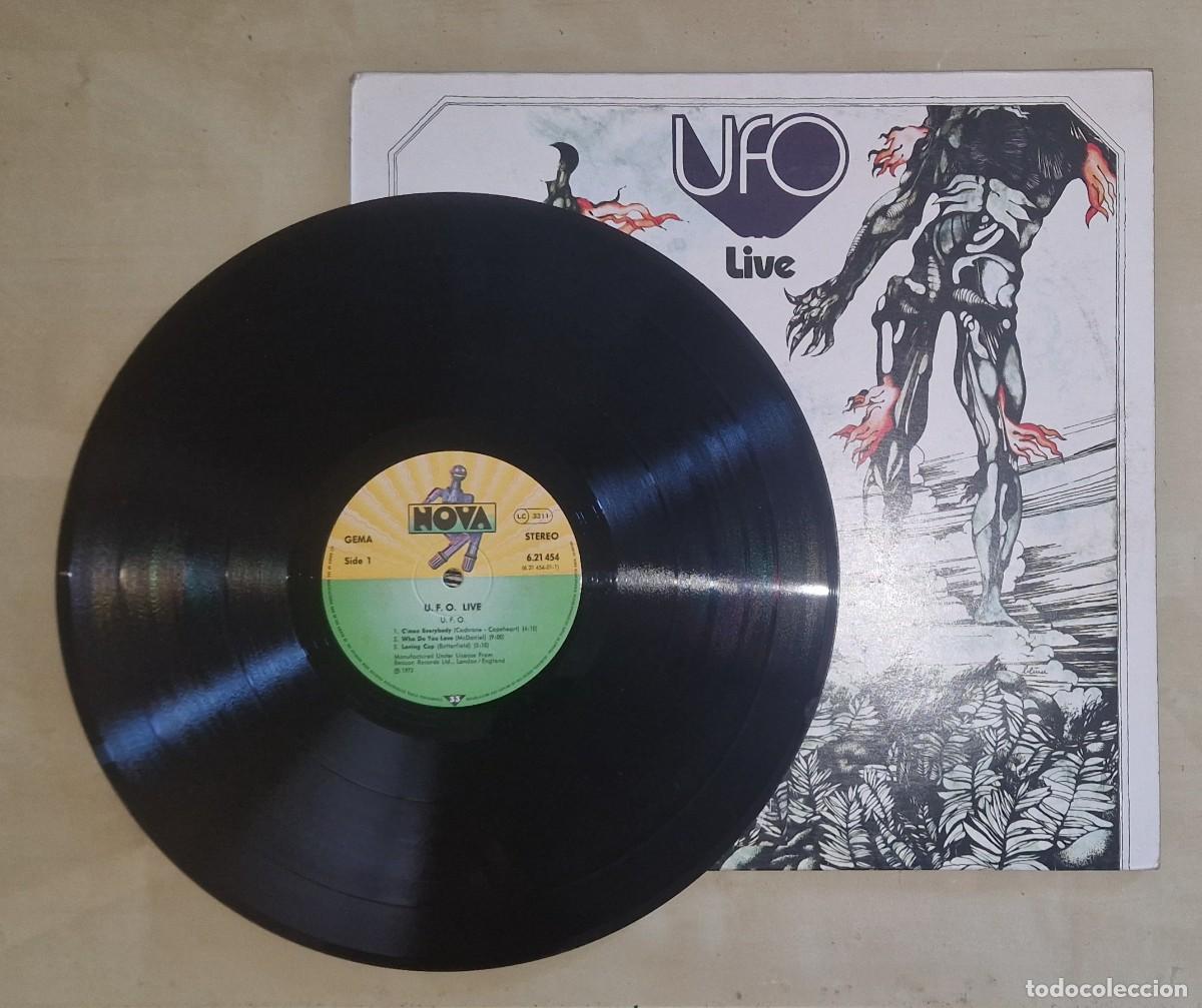 Discos de vinilo: UFO - LIVE LP 1972 (NOVA - TELEFUNKEN-DECCA) GERMANY - Foto 2