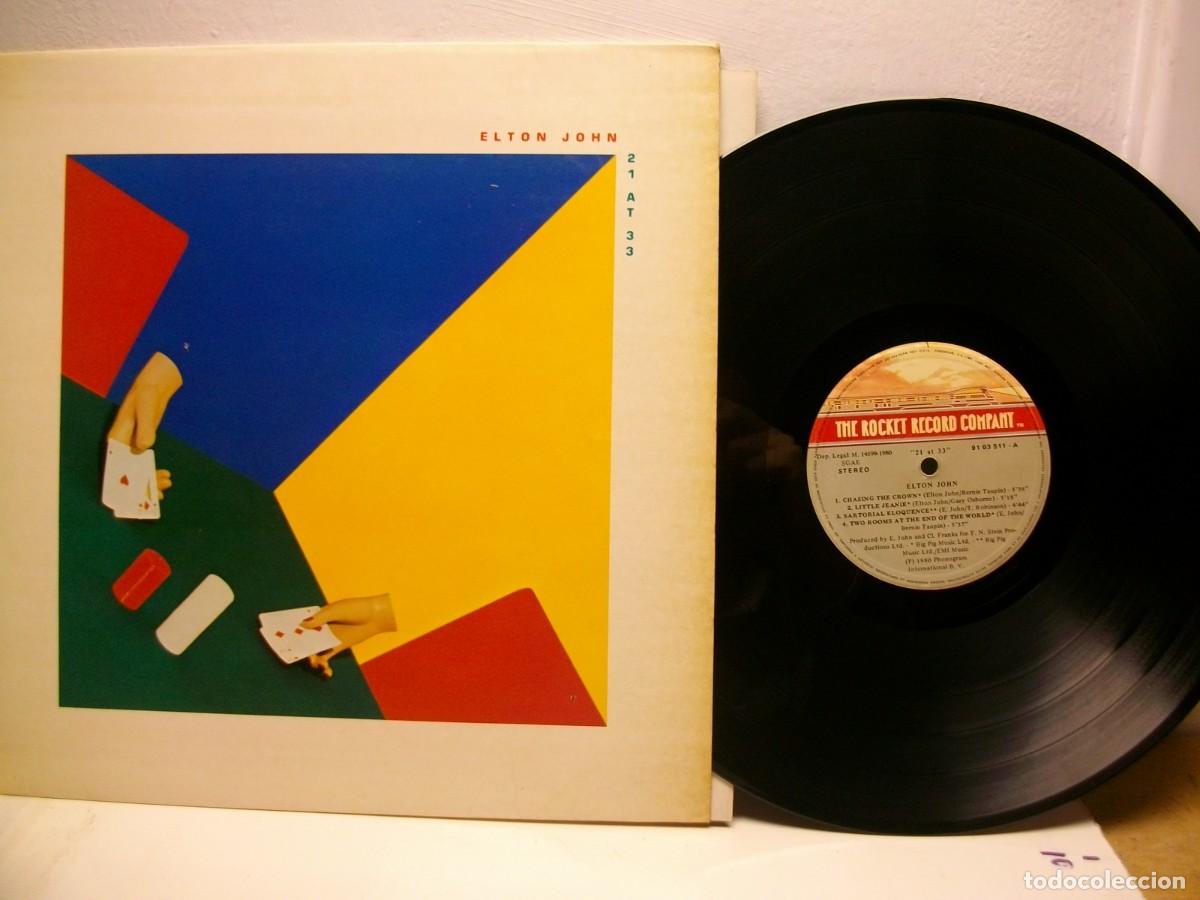 Discos de vinilo: Elton John &ndash; 21 At 33 LP - Foto 1
