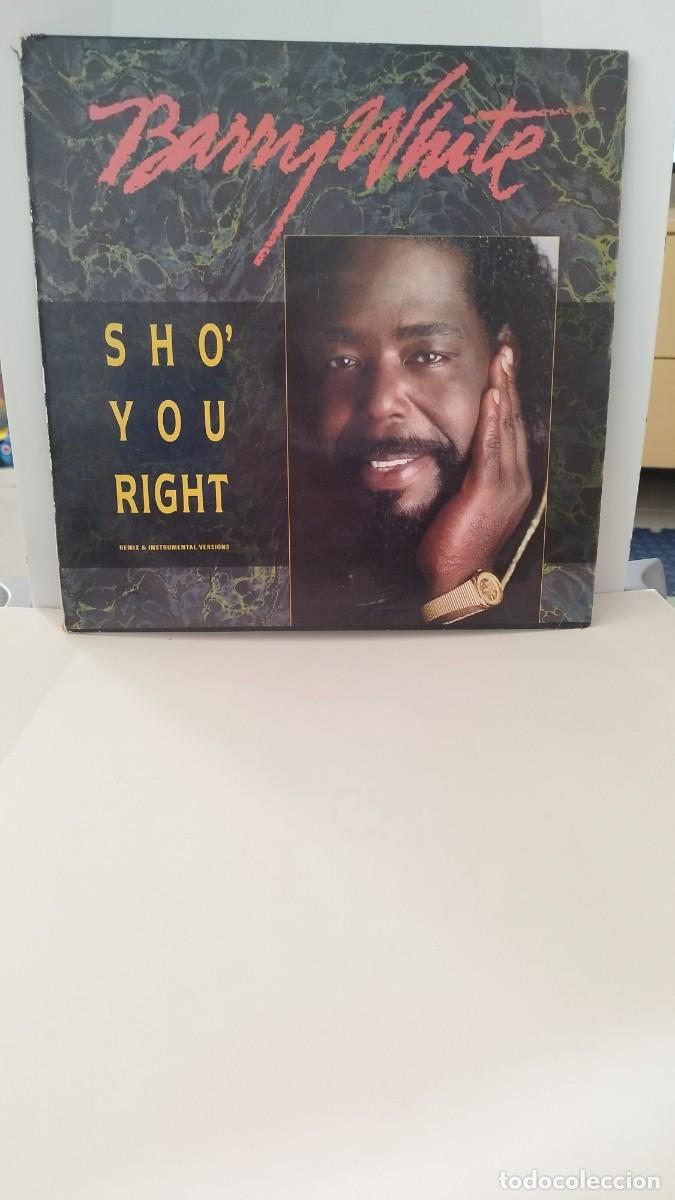 Discos de vinilo: Barry White &ndash; Sho You Right.Maxi Single - Foto 1