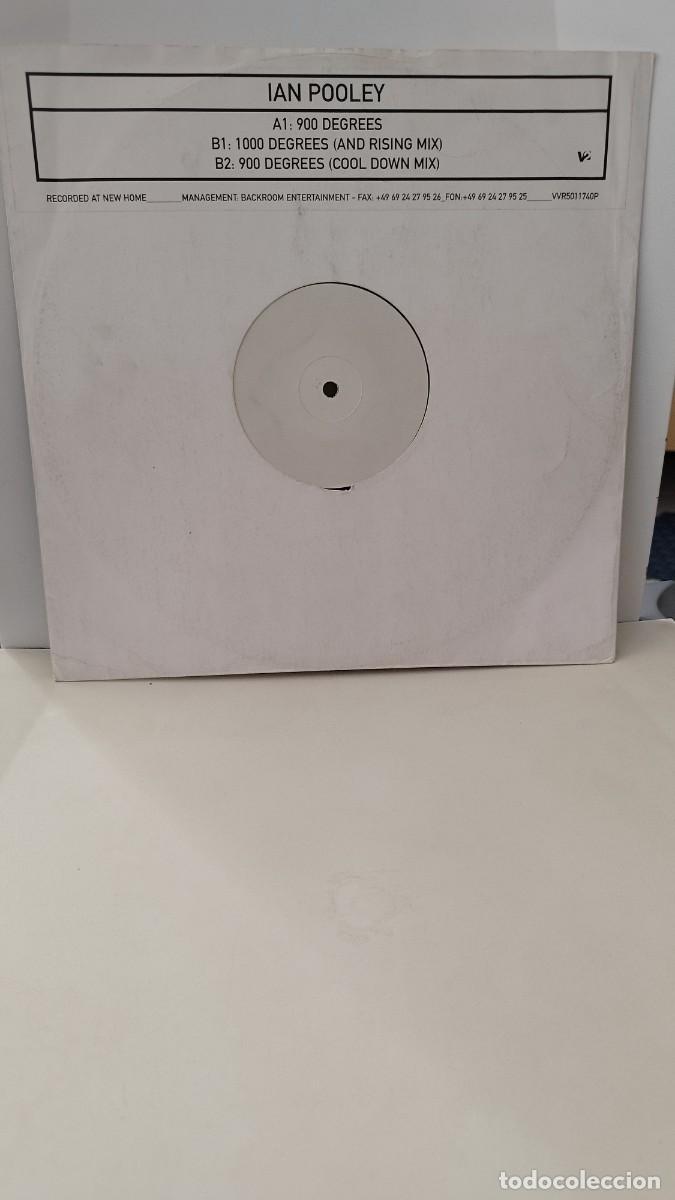 Discos de vinilo: Ian Pooley &ndash; 900 Degrees.Maxi Single Deep House a&ntilde;o 2000 - Foto 1