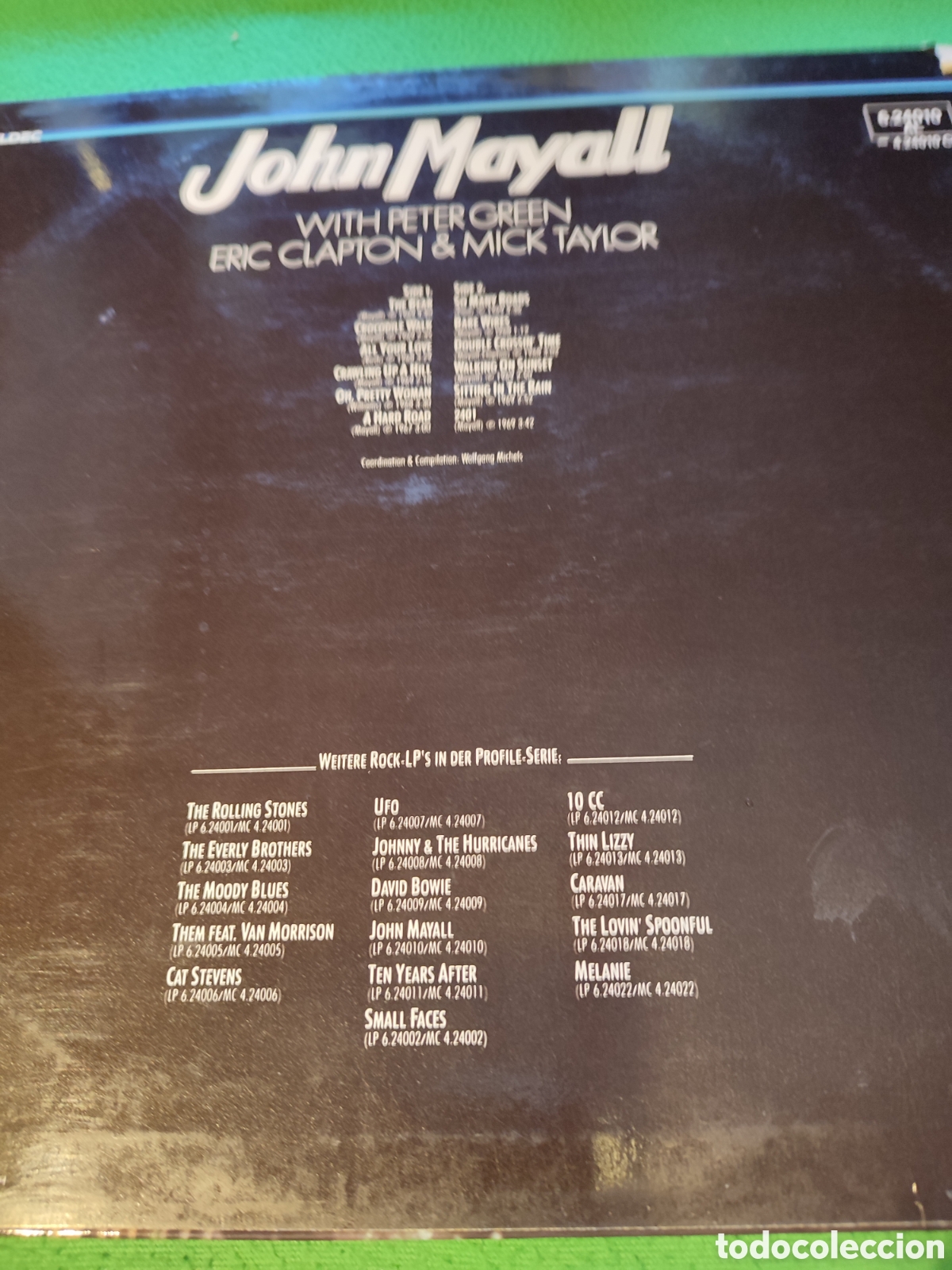 Discos de vinilo: John Mayall - With Peter Green Eric Clapton - Foto 2