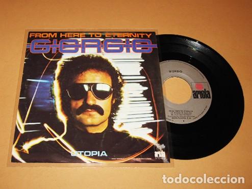 Discos de vinilo: GIORGIO MORODER - FROM HERE TO ETERNITY - SINGLE - 1977 / MUSICA ELECTRO DISCO - Foto 1