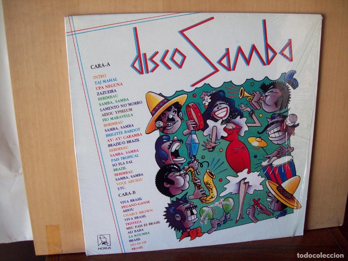 Discos de vinilo: DISCO SAMBA - MANU MANAOS - EL CHATO - LP 1987 - Foto 1