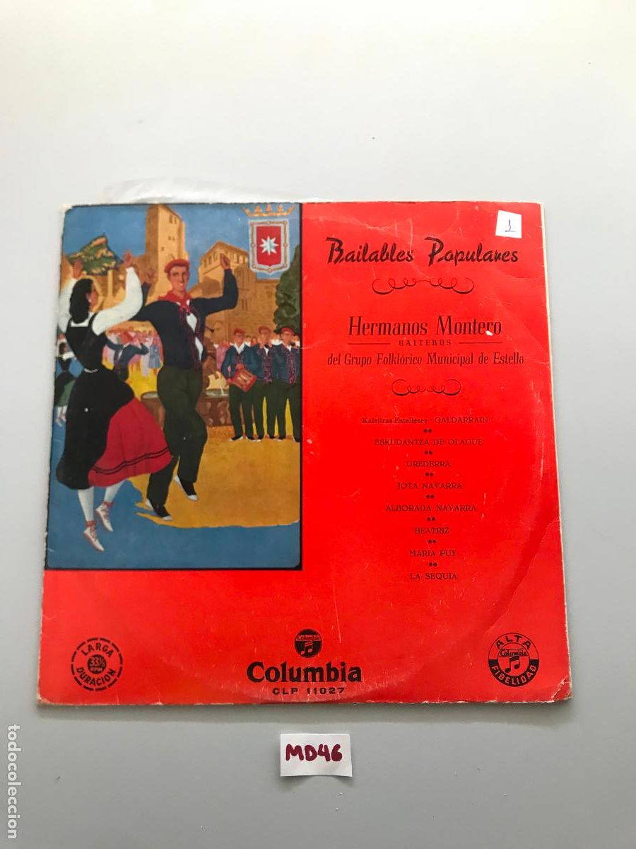 Discos de vinilo: Bailables populares Hermanos Montero - Foto 1