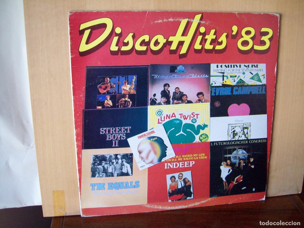Discos de vinilo: DISCO HITS 83 - LP CARPETA ALGO DETERIORADA - Foto 1