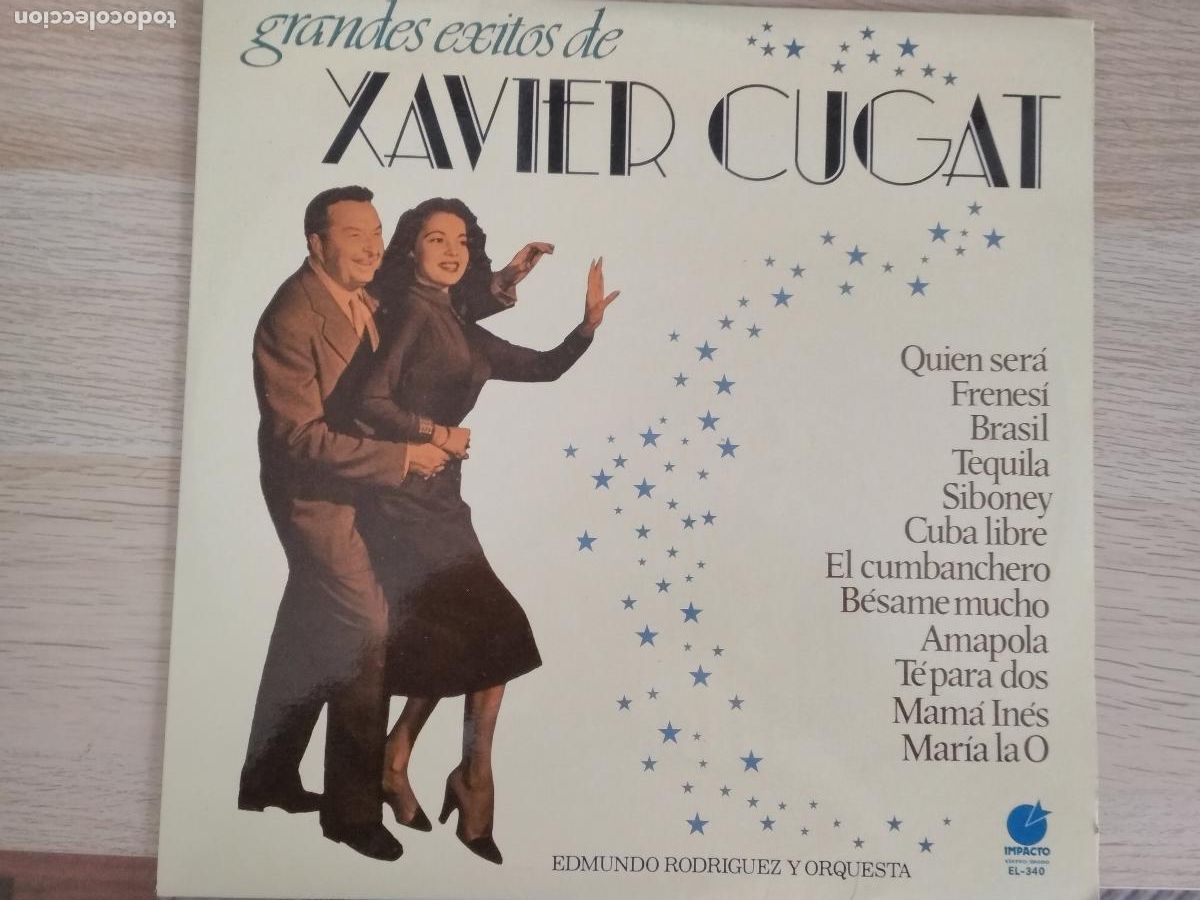 Discos de vinilo: xavier cugat, grades exitos, 1977 impacto records - Foto 2
