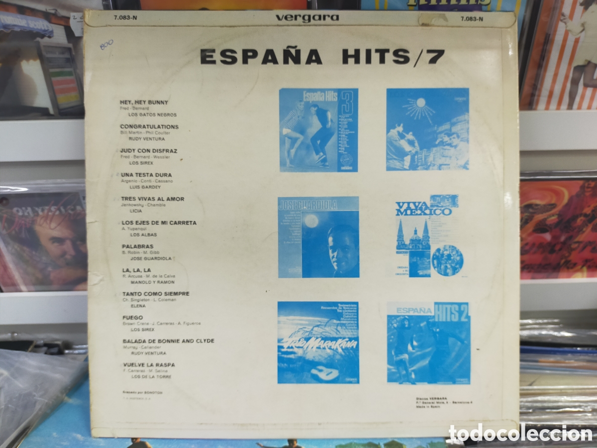 Discos de vinilo: Espa&ntilde;a hits 7 lp 1968 - Foto 3