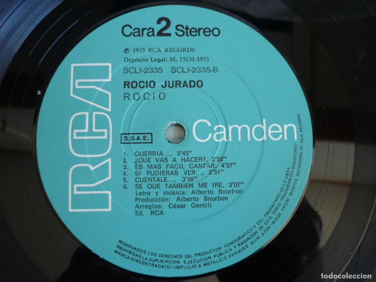 Discos de vinilo: 3 LPs vinilo de Roc&iacute;o Jurado - Foto 4