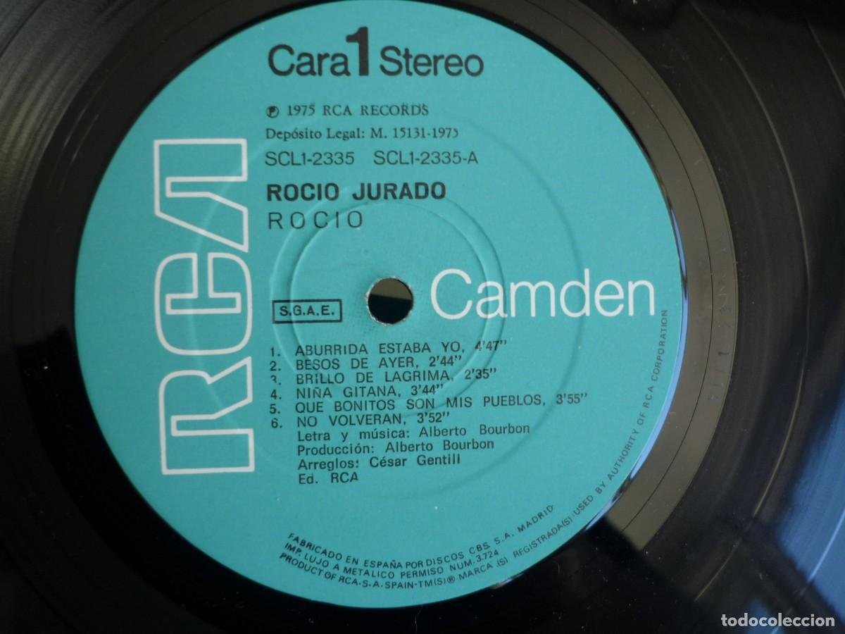 Discos de vinilo: 3 LPs vinilo de Roc&iacute;o Jurado - Foto 5